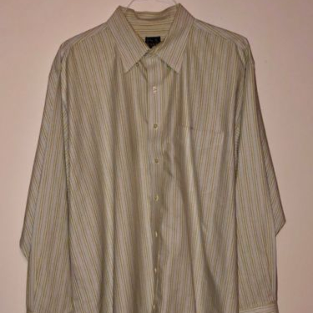 Jos A. Bank Dress Shirt Men's Long Sleeve